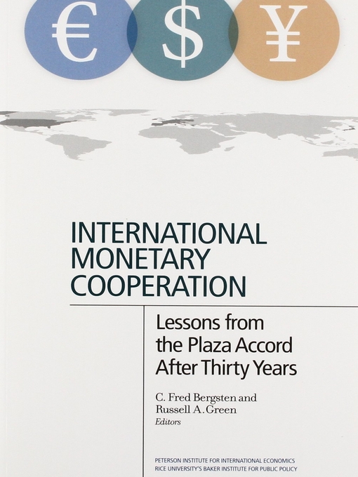Title details for International Monetary Cooperation by C. Fred Bergsten - Available